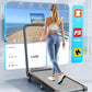 Foldable Treadmill with 10% Incline Upgrade 3.5HP Low Noise Walking Pad Treadmill with Handle Bar Rayspace 4 in 1 Portable Under Desk Treadmills for Home/Office, 350Lbs Capacity, APP & Remote Control