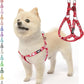PUPTECK No Pull Dog Harness Soft Adjustable Basic Nylon Step in Puppy Vest Outdoor Walking with ID Tag, Christmas, S