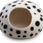 Large Wool Cat Bed Cave - Extra Warm Kitty Beds Handcrafted Kitten Caves Bed for Indoor Cats - Eco-Friendly Felt, Foldable Cat Hidewawy Covered Cat House Pod