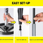 Portable Batting Tee for Baseball/Softball - Adjustable Height 24" to 46", 25" to 37", Baseball Practice Training Hand-Rolled Flexible Rubber Top & Heavy Duty Base for T-Ball, Youth & Adults