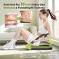 Ab Machine,Sit Up Exercise Equipment& Core Machine, Workout Equipment,Adjustable Ab Trainer with 3 Resistance Levels and Removable Auxiliary Handle,Home Gym Fitness Equipment for All Ages