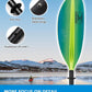 OCEANBROAD Kayak Paddle 86in/218cm, 90.5in/230cm, 95in/241cm Alloy Shaft Kayaking Boating Canoeing Oar with Paddle Leash