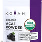 KOYAH - Organic Acai Powder (150g - 50 Servings): Brazil Grown, Freeze-Dried, 100% Pure, No Citric Acid Added, Great in Smoothies and Bowls