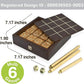 Super SIX : Wooden Multi Board Game: Tic Tac Toe + Shut The Block + 15 Number Sliding Puzzles for Kids and Family