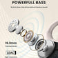 Open Ear Headphones,Wireless Bluetooth 5.3 Air Conduction Open Earbuds,Comfort & Secure Fit ,Powerful Bass,Clear Calls,30H Playback,Light Weight Sports Headsets with Ear-Hook for Workout,Running,Beige