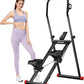 Stair Stepper for Home Gym Exercise, Compact Folding Cardio Exercise Climber for Full-Body Workout, Vertical Climber Machine, Extended Step Range
