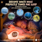 Star Alarm Clock with Night Light for Kids with Sleep Training and Sound Machine, Rechargeable Silicone Lamp OK to Wake Clock，Cute Animal Tabletop Lamp, Perfect Sleep Companion for Boys Girls, Pink