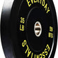 2-Inch Olympic Bumper Plates, Perfect Weight Plates for Weightlifting and Strength Training, Multiple Weights Available