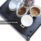 Hoki Found X-Large Silicone Pet Food Mats - Non Slip Dog Cat Bowl Mats - Waterproof - Black