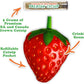 Meowijuana Strawberry Bundle | Get Sprung Refillable Strawberry Toy and Happy Grass Catnip Blend | Promotes Play and Cat Health | Includes North American Organic Catnip