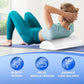 Yes4All Medium Firm Half Foam Rollers for Post-Workout Relaxation, 12/18/24/36 inch PE Foam Roll for Back Massage & Yoga Exercise