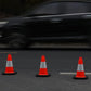 OrangeStar 12" Traffic Cones 6-Pack, Orange Safety Cones with Reflective Collar, Heavy Duty Base for Driving Practice, Parking Lots, Roadwork, Construction | Indoor & Outdoor Use