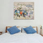 Bird Wall Art Farmhouse Flower Branch Pictures Rustic Country Birds Wall Decor Floral Canvas Print Painting Artwork for Bathroom Living Room Bedroom 20"x24"