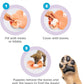 Outward Hound Nina Ottosson Puppy Tornado Dog Puzzle Interactive Treat Puzzle Dog Enrichment Dog Toy for Puppies, Level 2 Intermediate, Pink