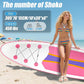Inflatable Stand Up Paddle Board 10‘x30‘‘- Ultra-Light SUP with Backpack, Pump, Paddle, Coil Leash, 3 Fins, Repair Kit, Stable Design, Non-Slip EVA Deck for Adults & Youth