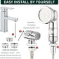 ZCONIEY Sink Faucet Sprayer Attachment Hair Pet Rinser Showerhead with Stop Water-saving Function