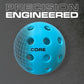 CORE Pickleball Balls for Professionals and All Levels of Play - Set of 4-50 Balls with 40 Holes - Durable & Seamless Design - Premium Outdoor Pickleball Balls, Polypropylene - USA Pickleball Approved