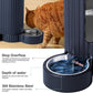 Gardner Pet Automatic Gravity Cat Food Feeder and Water Dispenser Stainless Steel Two-in-One Set Large Capacity Dispenser for Pets Dogs, Puppies, Kittens