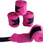 Horse Leg Bandage/Horse Leg wrap (Set of 4) Red, Blue, Navy Blue, Black, Pink, and White (Pink)