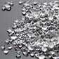 1 Lb (460 g) Clear Sea Glass Stones Irregular Rainbow Glass Pebble Decorative Rock Glaze Quartz Tumbled Gemstone Chips for Aquarium Decoration/Vase Filler/Jewelry Making/Handwork Craft