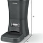 DOGNESS 9L Dog Feeders for Large Dogs, Automatic Dog Feeder with Timer Extra Large, Programmable Auto Pet Food Dispenser Feeder, Portion Control, Voice Recording, Battery and Plug-in Power (Black)