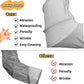 XxingSheep 4 Ways Shuttled XL Cat Tunnel Bed for Indoor Cats Peekaboo Cat Cave Donut with Cool Mat