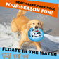 Dog Flying Disc, 3 Pack Dogs Flyer Toys, Lightweight Flying Disc Dog Fetch Toy for Small, Large Dogs & Puppies - Floats in Water & Safe on Teeth