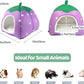 Guinea Pig Hideout Bed Rabbit House Cave Accessories Cozy Hide-Out for Bunny Hedgehog Ferret Chinchilla&Other Small Animals