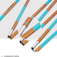 G2 GO2GEHTER 7075 Aluminum Alloy 270cm Backcountry Avalanche Rescue Probe with Storage Bag, Folding Design, Easy to Storage and Carry (3 Color Available)