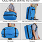 Haimont Large Waterproof Duffel Backpack Roll-Top Heavy Duty Dry Duffle Bag for Boating, Travel, Motorcycle, Kayaking, Camping, 60L