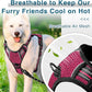 BARKBAY Dog Harness No Pull with ID Tag Pocket - Heavy Duty, Reflective, Easy Control for Large Dogs(Pink/Black,XL)