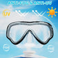 Kids Swim Goggles with Nose Cover, Snorkel Diving Mask Anti-Fog Anti-UV, Snorkeling Gear Swimming Goggles for Kids 3-14 2PCS
