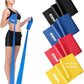 Exercise Bands for Physical Therapy | Resistance Band for Fitness, Yoga, Pilates | Long Resistance Bands for Working Out | Elastic Band for Exercise | Stretch Band