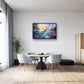 Framed Large Sea Turtle Wall Art for Living Room, Oversized Ocean Turtle Wall Decor Seascape Underwater Marine Life Canvas Painting Home Decoration for Living Room Bedroom Office 36"x24"