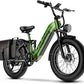 Electric Bike for Adults 1400W Peak, 48V 20AH(960WH) Removable Battery, 20"x4" Fat Tire Full Suspension 80 Miles Range Step-Thru 30+MPH Hunting Ebike, 7-Speed Dual Brakes Electric Bicycle