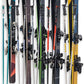 StoreYourBoard Lone Peak Ski Storage Rack, Wall Mount Organizer Holds 5 Pairs of Skis and Poles, Supports 300 lbs, 46 in x 8 in x 3.5 in