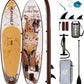 10’6/11’6 Inflatable Stand Up Paddle Board with Premium Paddleboards Accessories, Wide Stable Designed SUP Paddleboard for Adults & Youth.