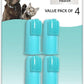 Professional Dog Finger Toothbrush by H&H Pets,Pack of 4