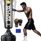 70'' Freestanding Punching Bag with Boxing Gloves Heavy Boxing Bag with Suction Cup Base - Men Stand Kickboxing Bag