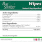 Bug Soother Wipes (30 ct) - Natural Insect, Gnat and Mosquito Repellent & Deterrent - 100% DEET-Free Safe Bug Wipes for Adults, Kids, & Pets - Made in USA