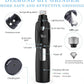 Pet Nail Grinder with LED Light & 2 Grinding Heads, 2-Speed Low Noise & More Powerful Dog Nail Grinder, Pet Nail Trimmer File, Painless Paw Claw Care, Quiet Toenail Grooming Tool for L/M/S Dogs/Cats