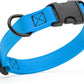 Dogline Biothane Waterproof Dog Collar with Quick Release Buckle Strong Coated Nylon Webbing with Odor- Proof for Easy Care Easy to Clean Fits Small Medium or Large Dogs, Dogline Blue 3/4" W 12-19" L