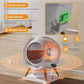 HoneyGuaridan Self Cleaning Cat Litter Box,IPX5 Waterproof Automatic Cat Litter Box,App Control, Odourless, Integrated Safety Protection, Water Rinsable and Easy to Clean, for Multiple Cats (3-33lb)