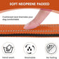 Reflective Dog Collar Padded with Soft Neoprene Breathable Quick Release Basic Dog Collars for Puppy Small Dogs Orange