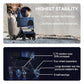 X-Fold Dog Stroller for Small/Medium Dogs up to 55 Lbs, Premium 3 in 1 Pet Stroller, Large All-Terrain Rubber Wheels, Navy Blue