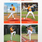 VEVOR Pitching Mound, Baseball Game Mound, Indoor/Outdoor Pitching Practice and Training Equipment, Softball Pitching Aids with Antifade Turf and Pitching Rubber