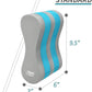 Sunlite Sports EVA 5-Layer Pull Buoy Leg Float - Pool Training Aid, Legs and HIPS Support for Adults, Kids, and Beginners, for Swimming Stroke