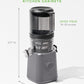 Nama J2 Cold Press Juicer – Self Feeding for Hands-Free Operation with Wide Mouth Hopper for Whole Recipe Loading, Zero Waste Masticating Juicer For More Juice, Less Pulp – Easy Cleanup & Assembly