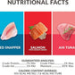 Lickable Cat Treats Exotic Fish Variety Pack 12ct - Ahi Tuna, Wild Pink Salmon, Red Snapper - Puree Bisque