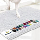 Muddy Mat® Original Dog Door Mat for Muddy Paws, Super Absorbent Microfiber, Non-Slip Washable Pet Rug, Quick Dry Chenille Entryway Carpet, Machine Washable Indoor Outdoor mat, White 48"x60"